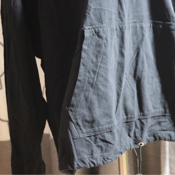 Calvin Klein Performance black hooded shirt with kangaroo pocket & drawstring 3X - Picture 6 of 9